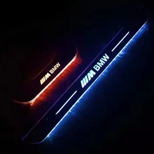 Set van 2 LED auto dorpelplaten